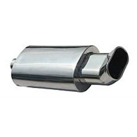 Abafador/Escape em Aço Inox OVAL UP