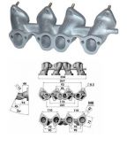 Coletor de Admissão para Motores VW AP 8V / 2 Weber DCOE