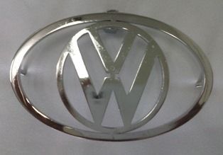 Emblema VW Maciço oval para lataria